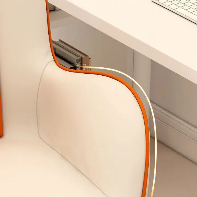 DFM-Chair-FP01617-10.jpg Contemporary Coastal Square PU Leather Nylon Desk Chair Backrest Armrest For Home Office - Image 6