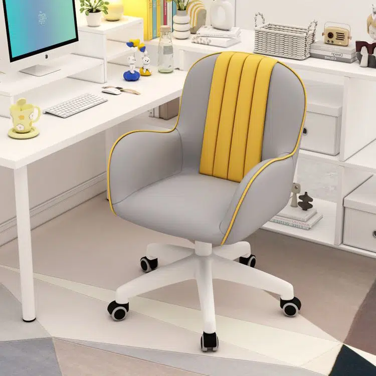 DFM-Chair-FP01617-12.jpg Contemporary Coastal Square PU Leather Nylon Desk Chair Backrest Armrest For Home Office - Image 17