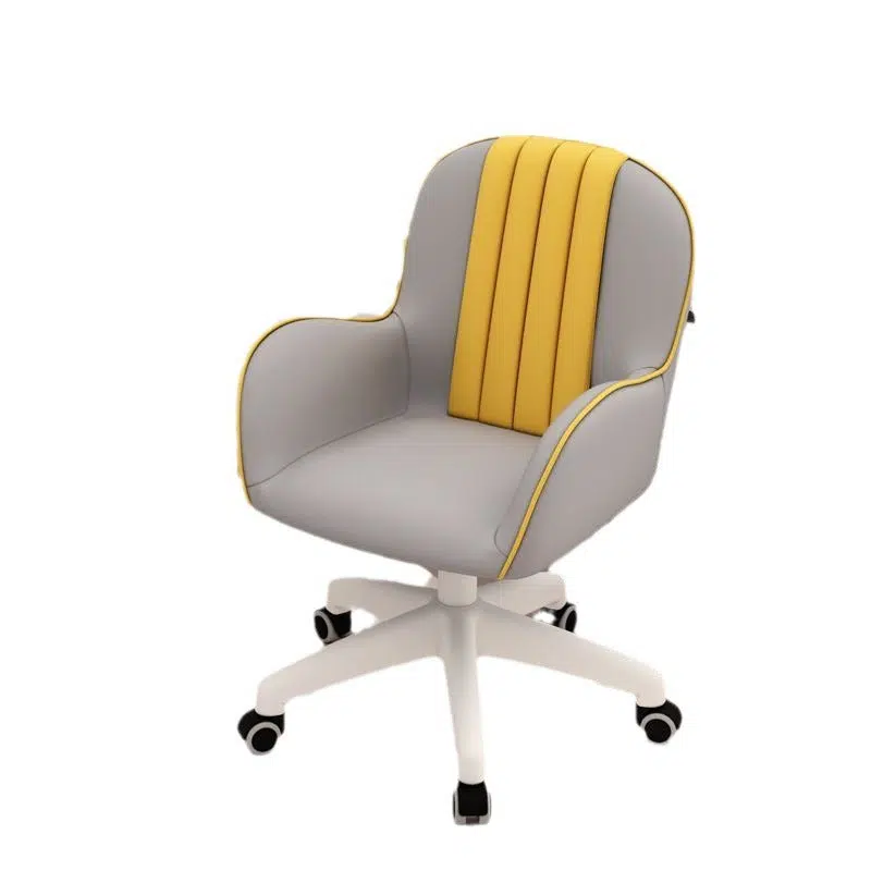 DFM-Chair-FP01617-20.jpg Contemporary Coastal Square PU Leather Nylon Desk Chair Backrest Armrest For Home Office - Image 20