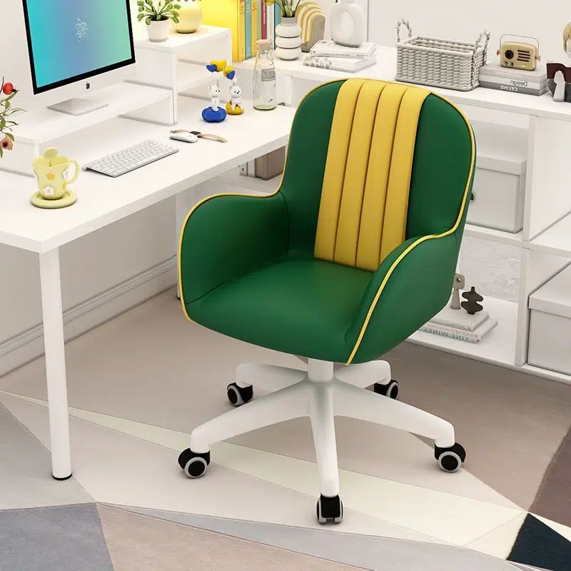 DFM-Chair-FP01617-6.jpg Contemporary Coastal Square PU Leather Nylon Desk Chair Backrest Armrest For Home Office - Image 15