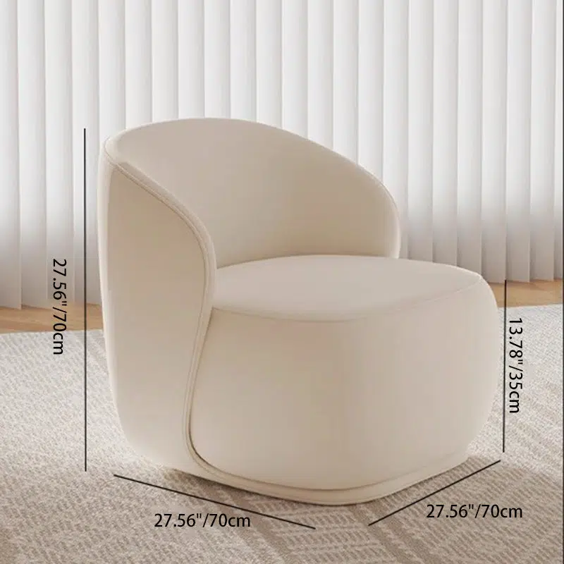 DFM-Chair-FW01517-1.jpg Contemporary Creative Curved Square Velvet Solid Wood Accent Chair Backrest For Living Room - Image 4