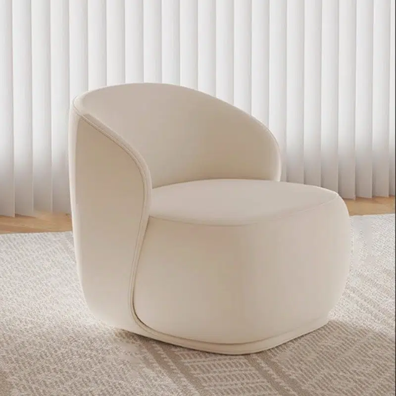 DFM-Chair-FW01517-2.jpg Contemporary Creative Curved Square Velvet Solid Wood Accent Chair Backrest For Living Room - Image 15