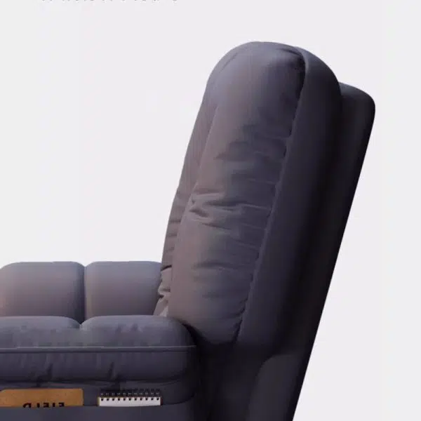 Modern Simplicity Square Soft Sticky Tech Fabric Metal Desk Chair Backrest Armrest For Home Office - Image 5