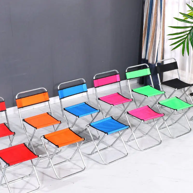 DFM-Chair-FX01195-2-171c8193-6299-4a41-9818-52daeafd78a5-1.jpg Modern Simplicity Fabric Metal Square Outdoor Chair Backrest Foldable For Outdoor - Image 1