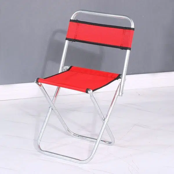 Modern Simplicity Fabric Metal Square Outdoor Chair Backrest Foldable For Outdoor - Image 14