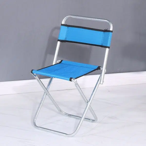 Modern Simplicity Fabric Metal Square Outdoor Chair Backrest Foldable For Outdoor - Image 16