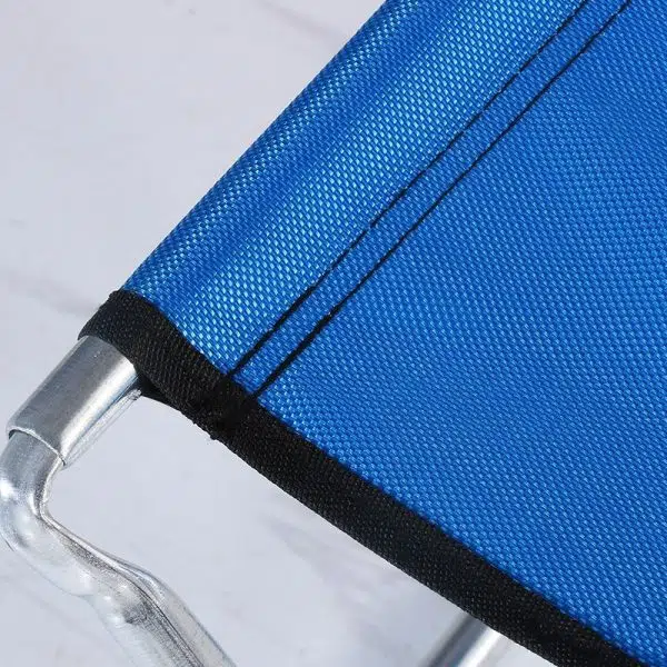 Modern Simplicity Fabric Metal Square Outdoor Chair Backrest Foldable For Outdoor - Image 8