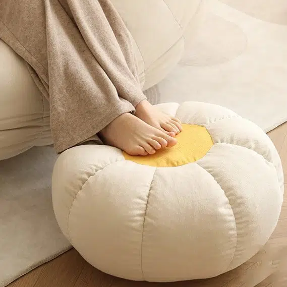 DFM-Chair-FX01212-18.jpg Contemporary Nordic Snowflake Fleece EPS Flower Round Sofa Footrest For Bedroom - Image 12