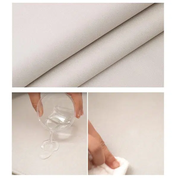 Contemporary Scandinavian Fabric Velvet Latex Wood Square Vanity Stool Backrest Swivel For Bedroom - Image 7