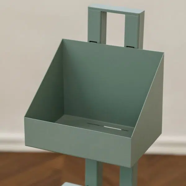 Modern Minimalist Iron Rectangular Bookshelf With 6/8/10 Tiers For Living Room & Home Office - Image 7