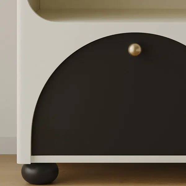 Contemporary Nordic Pine Wood Cube Nightstand 1-Drawer Dice Design For Bedroom - Image 6