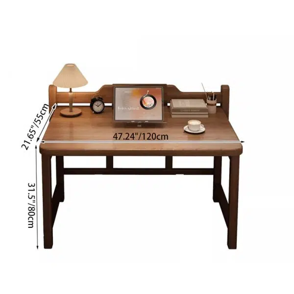 Modern Minimalist Wooden Rectangular Desk For Home Office - Image 6