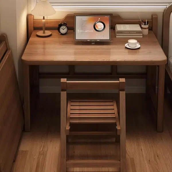 Modern Minimalist Wooden Rectangular Desk For Home Office