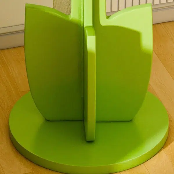 Contemporary Creative Plank Floral Side Table For Living Room - Image 6