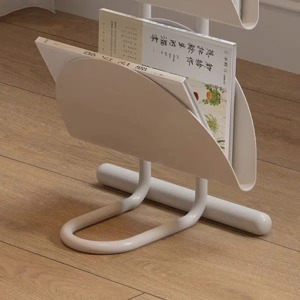 Contemporary Nordic Iron Oval Semi-Circle Side Table 3-Tier For Living Room - Image 5