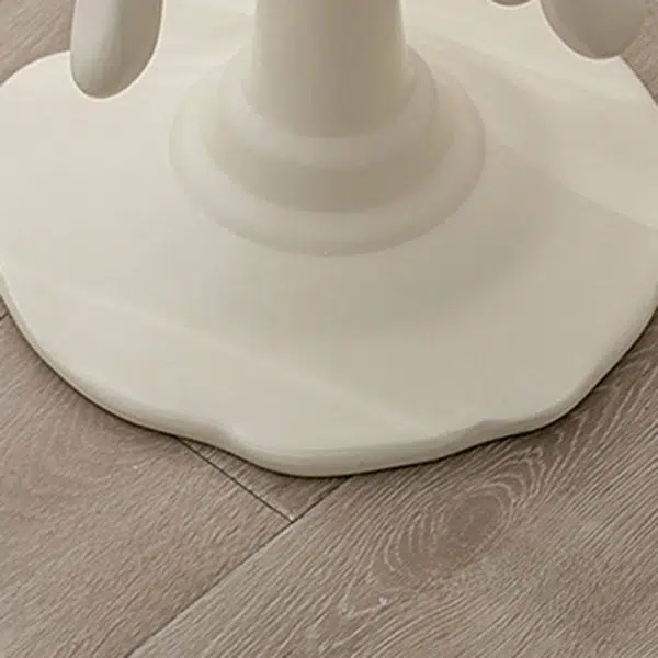 Contemporary Nordic Resin Waterdrop & Round Side Table For Living Room & Bedroom - Image 5