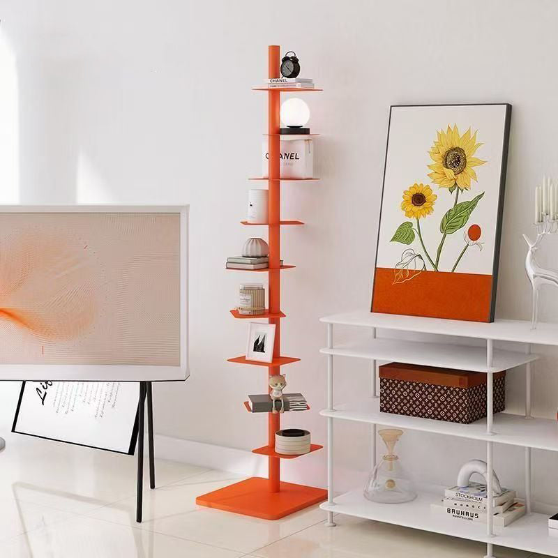 DFM-Table-BM01725-4.jpg Contemporary Nordic Carbon Steel Vertical Square Bookshelf For Home Office & Living Room - Image 1