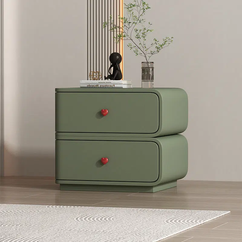 DFM-Table-BW02047-17.jpg Contemporary Creative Faux Leather Solid Wood & Metal Curved Rectangular Nightstand 2-Drawer For Bedroom - Image 18