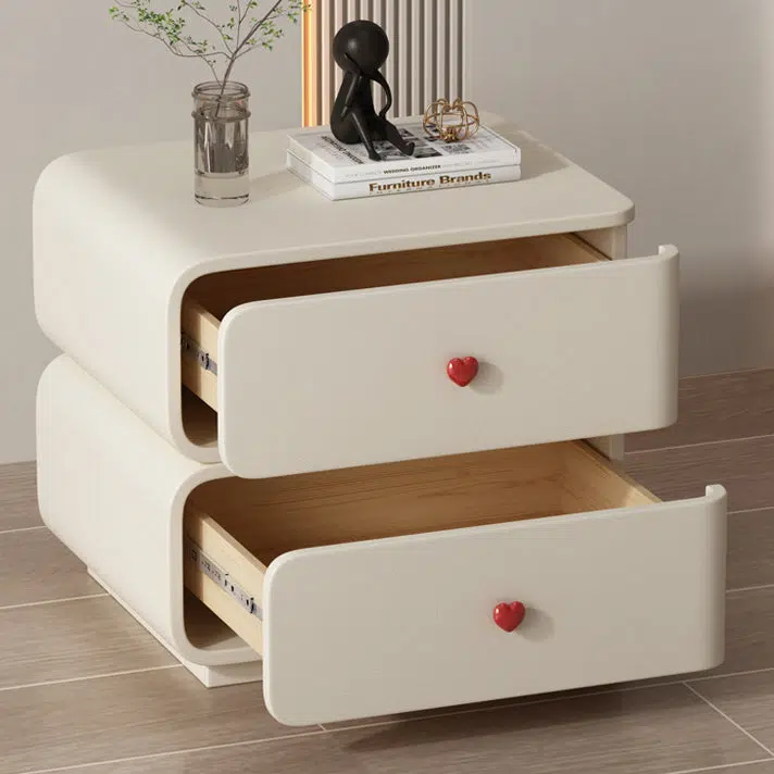 DFM-Table-BW02047-27.jpg Contemporary Creative Faux Leather Solid Wood & Metal Curved Rectangular Nightstand 2-Drawer For Bedroom - Image 10