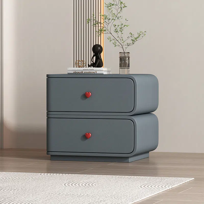 DFM-Table-BW02047-7.jpg Contemporary Creative Faux Leather Solid Wood & Metal Curved Rectangular Nightstand 2-Drawer For Bedroom - Image 17