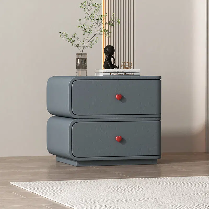 DFM-Table-BW02047-8.jpg Contemporary Creative Faux Leather Solid Wood & Metal Curved Rectangular Nightstand 2-Drawer For Bedroom - Image 25