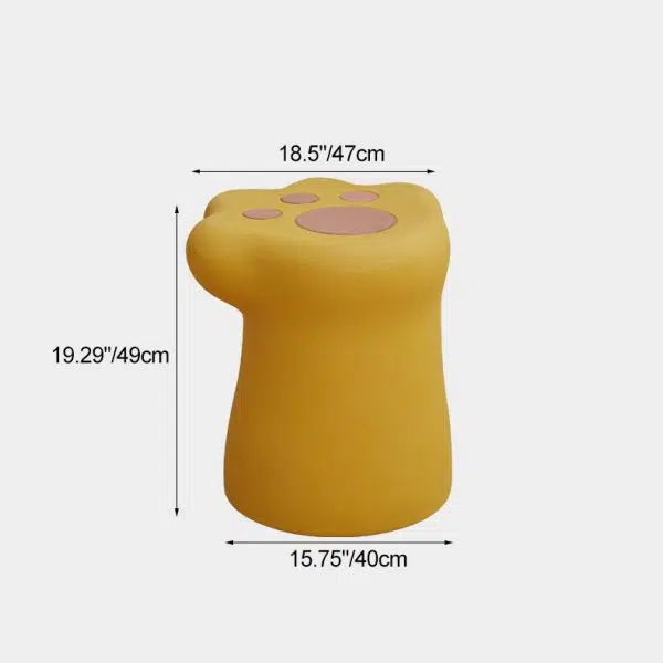 Contemporary Nordic Cat Scratching PE Side Table & Chair Set For Living Room - Image 4