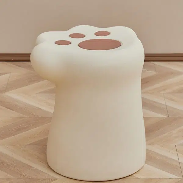 Contemporary Nordic Cat Scratching PE Side Table & Chair Set For Living Room - Image 19