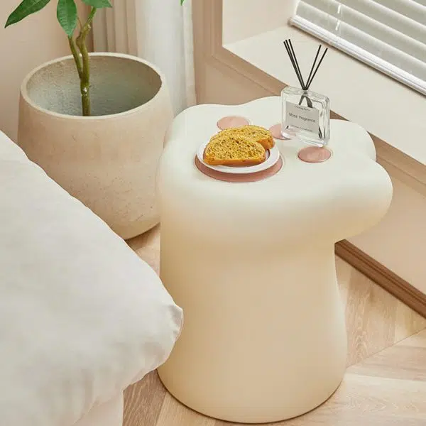 Contemporary Nordic Cat Scratching PE Side Table & Chair Set For Living Room - Image 15