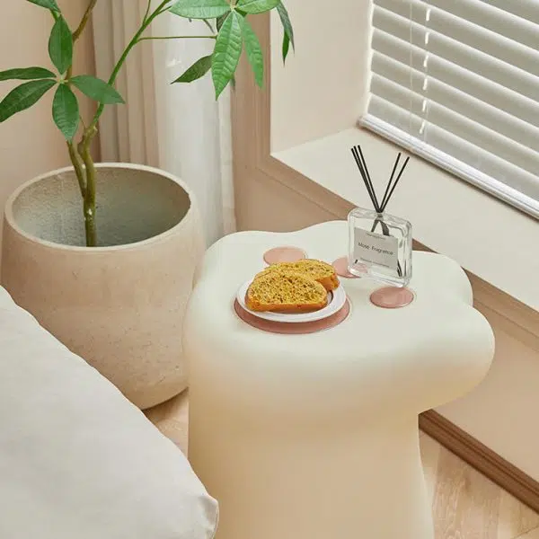 Contemporary Nordic Cat Scratching PE Side Table & Chair Set For Living Room - Image 18