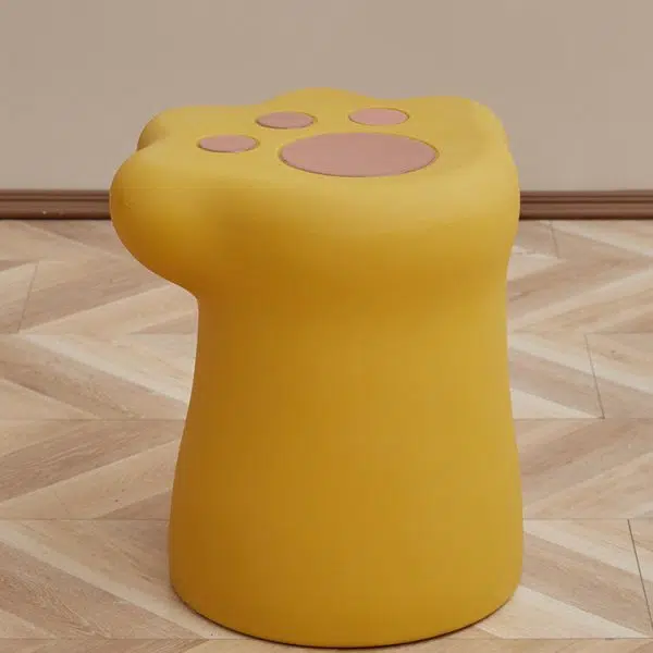 Contemporary Nordic Cat Scratching PE Side Table & Chair Set For Living Room - Image 27