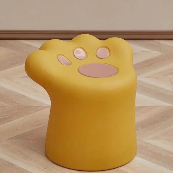 Contemporary Nordic Cat Scratching PE Side Table & Chair Set For Living Room - Image 28