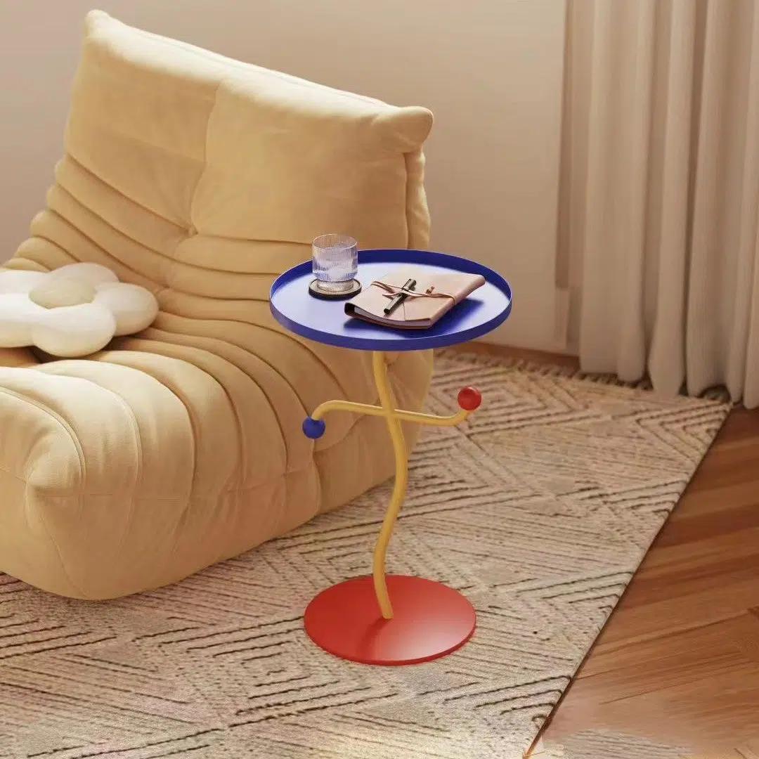 DFM-Table-FA01138-14.jpg Contemporary Creative Round Dance Full Iron Side Table 1 - Tray For Living Room - Image 1