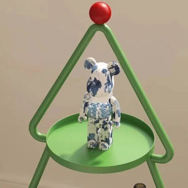 Contemporary Creative Christmas Tree Full Iron Side Table 3 - Tier For Living Room - Image 6