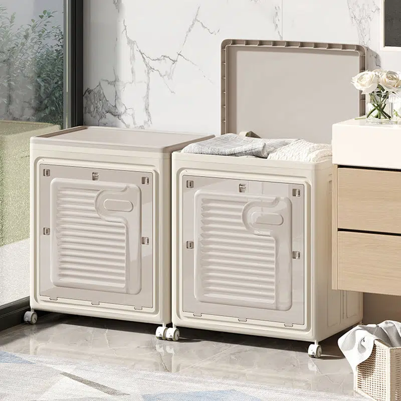 DFM-Table-FA01288-17.jpg Contemporary Nordic Foldable Clothes Storage Cabinet Full PP Side Table 1 - Storage For Living Room - Image 1