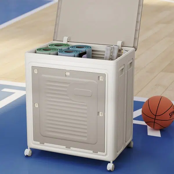 Contemporary Nordic Foldable Clothes Storage Cabinet Full PP Side Table 1 - Storage For Living Room - Image 16