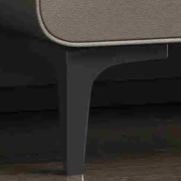 Contemporary Nordic Square Cube Artificial Board Solid Wood Nightstand 2 - Drawer For Bedroom - Image 7