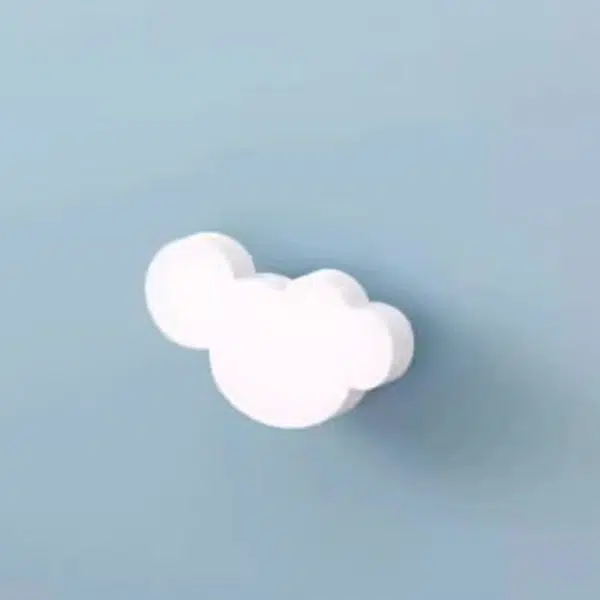 Contemporary Creative Kids Rectangular Faux Panel Nightstand 1/2 Drawer For Bedroom - Image 5