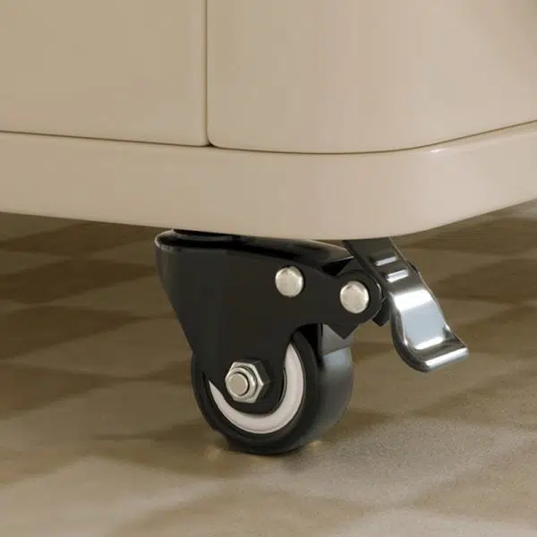 Contemporary Creative Rectangular Stainless Steel Wood Coffee Table Extendable 2-Tier For Living Room - Image 7