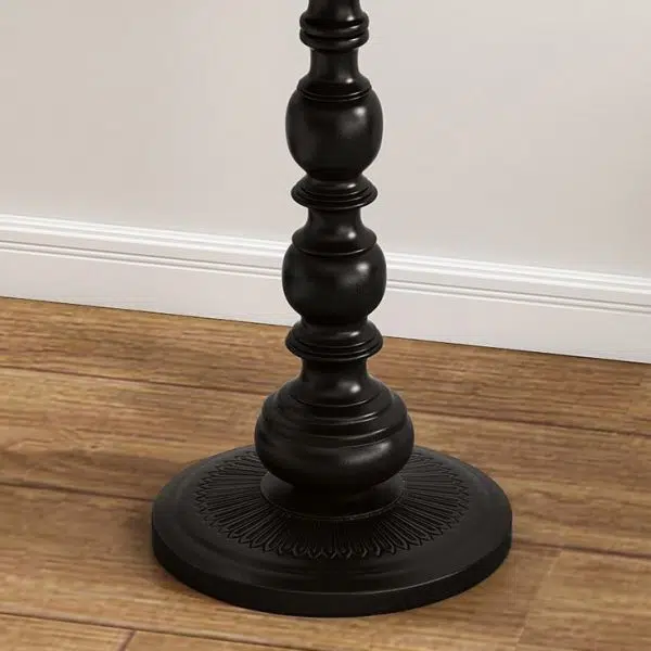 Contemporary Creative Round Iron End Table 1-Tier For Living Room - Image 8