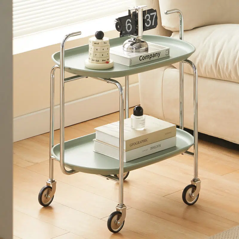 DFM-Table-FH02001-5.jpg Contemporary Nordic Oval Steel Plastic End Table 2-Tier For Living Room - Image 1