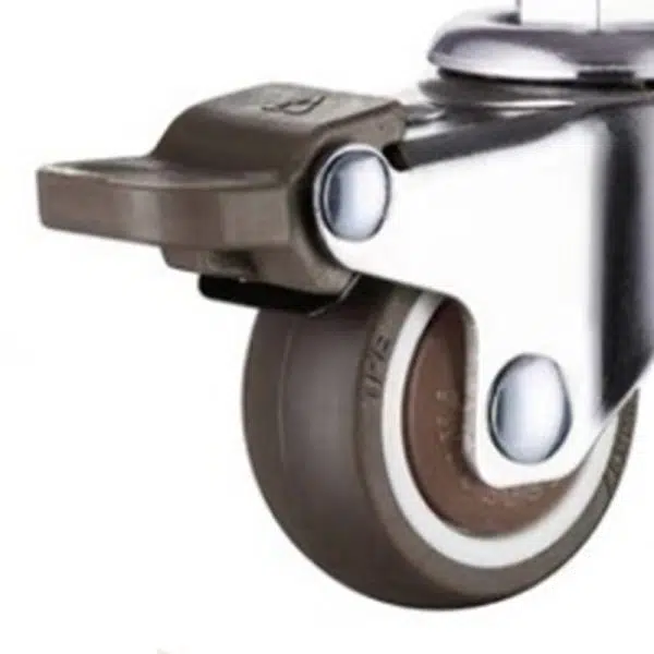 Contemporary Luxury Movable Rectangular Top Saddle Leather Stainless Steel End Table 2-Tier For Living Room - Image 4