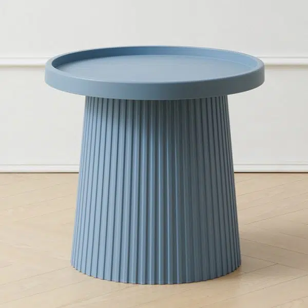 Contemporary Creative Round Cylinder Plastic Acrylic Coffee Table 1-Tier For Living Room - Image 13