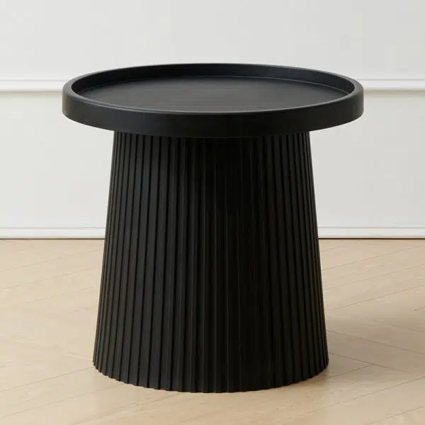Contemporary Creative Round Cylinder Plastic Acrylic Coffee Table 1-Tier For Living Room - Image 14
