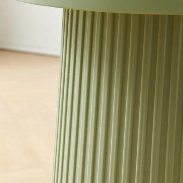 Contemporary Creative Round Cylinder Plastic Acrylic Coffee Table 1-Tier For Living Room - Image 6