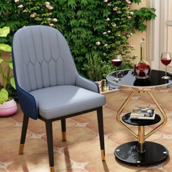 Contemporary Luxury Round Tempered Glass Stainless Steel Coffee Table 1-Tier For Living Room - Image 20