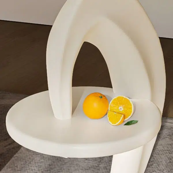 Contemporary Creative Dolphin Shape Fiberglass End Table 1-Tier For Living Room - Image 8