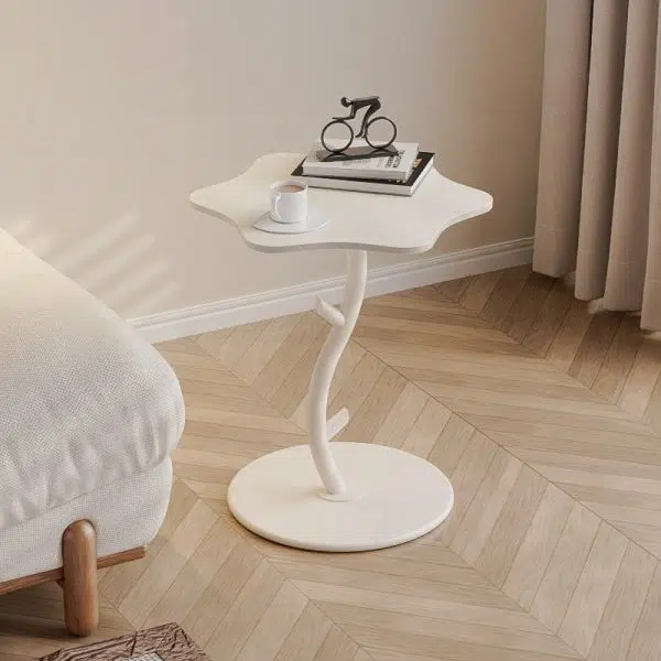 Contemporary Creative Clouds Rock Slab Tempered Glass Coffee Table 1-Tier For Living Room - Image 12