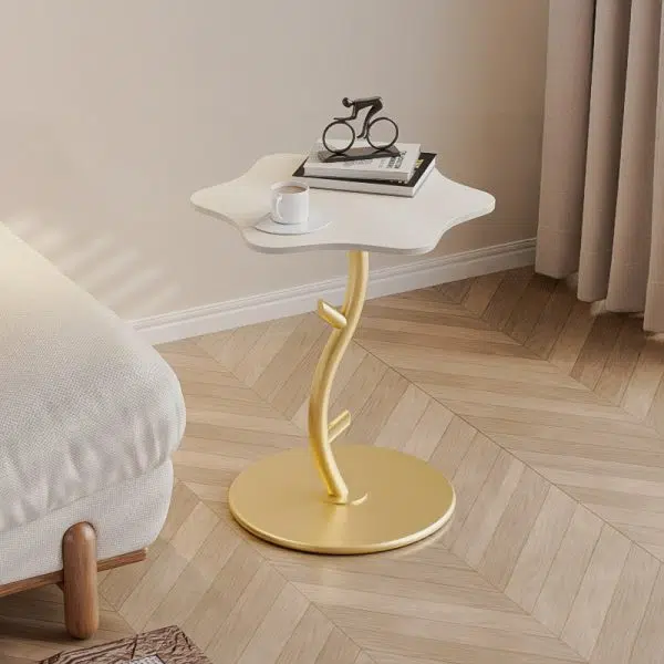 Contemporary Creative Clouds Rock Slab Tempered Glass Coffee Table 1-Tier For Living Room - Image 19