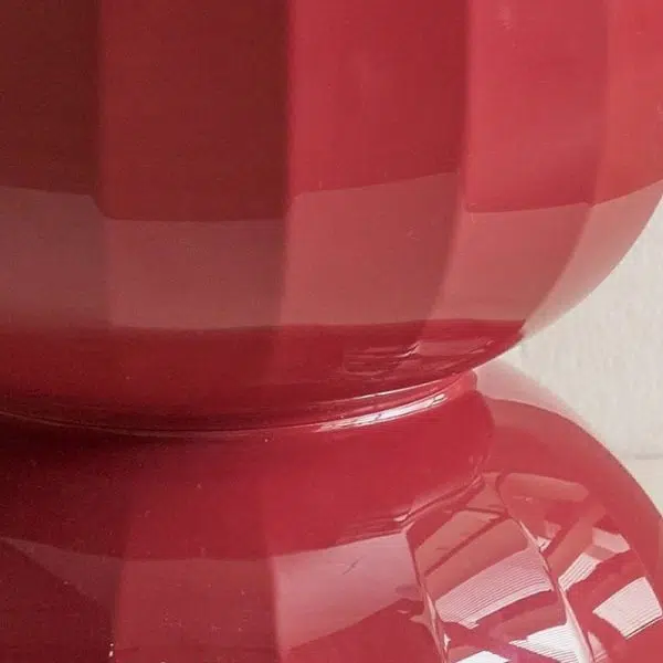 Contemporary Creative Geometric Hourglass ABS End Table For Living Room - Image 5