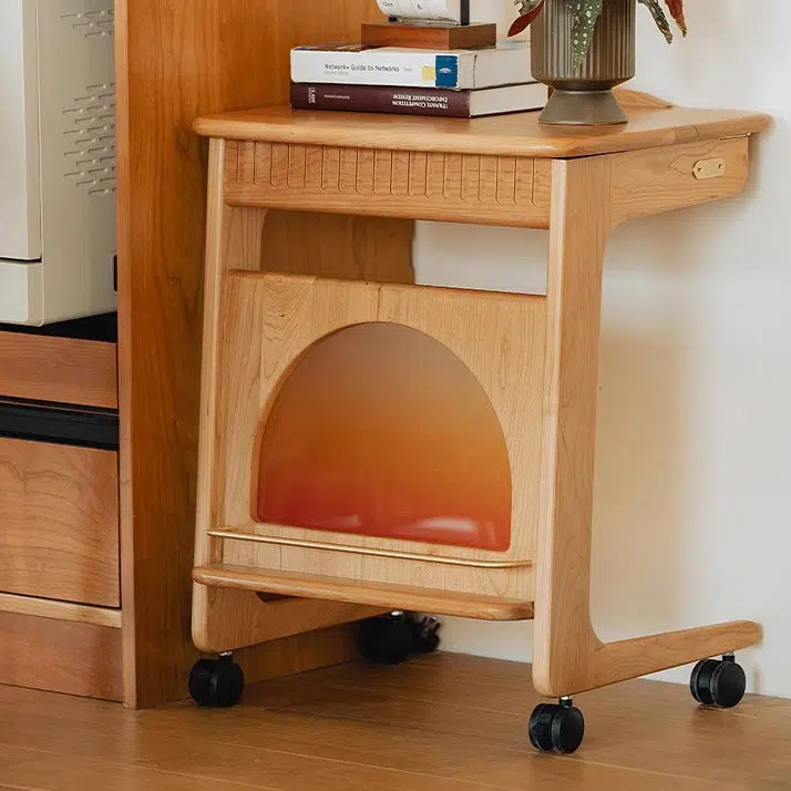 DFM-Table-FI00172-28.jpg Contemporary Nordic Movable Square Wood End Table 1-Tier For Living Room - Image 1